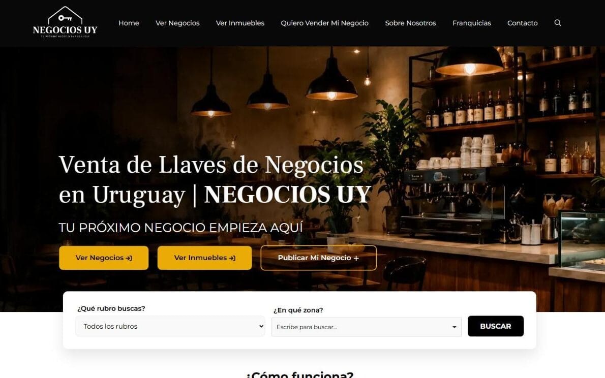 Portal NegociosUY, desarrollado por ALÔTrend